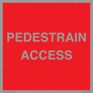 PR12831: PEDESTRAIN ACCESS