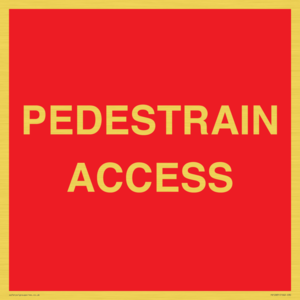 PR12831: PEDESTRAIN ACCESS
