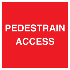 PR12831: PEDESTRAIN ACCESS