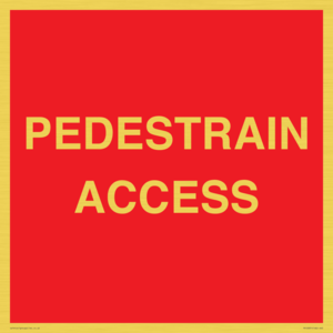 PR12831: PEDESTRAIN ACCESS