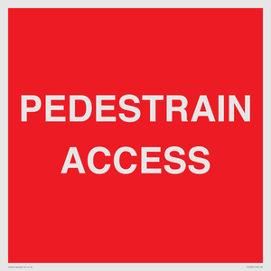 PR12831: PEDESTRAIN ACCESS