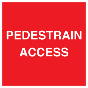 PR12831: PEDESTRAIN ACCESS