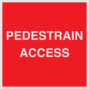 PR12831: PEDESTRAIN ACCESS