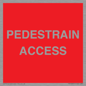 PR12831: PEDESTRAIN ACCESS