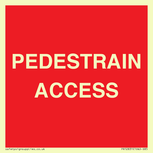 PR12831: PEDESTRAIN ACCESS