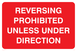 PR1368: Reversing prohibited unless under direction