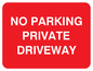 PR1409: No parking private driveway