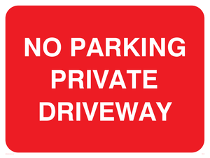 PR1409: No parking private driveway