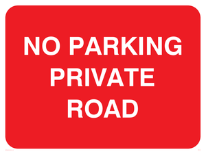 PR1410: No parking private road