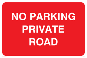 PR1410: No parking private road