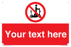 PR15297: Custom no e-scooter sign