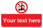 PR15297: Custom no e-scooter sign