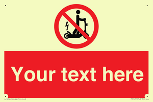 PR15297: Custom no e-scooter sign