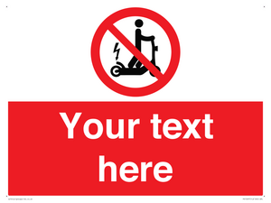 PR15297: Custom no e-scooter sign