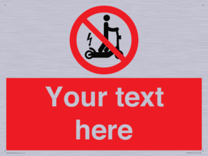 PR15297: Custom no e-scooter sign