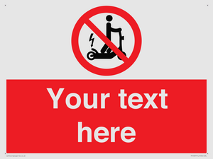 PR15297: Custom no e-scooter sign