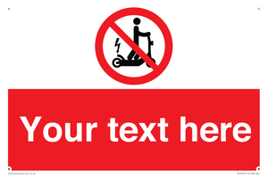 PR15297: Custom no e-scooter sign