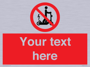 PR15297: Custom no e-scooter sign