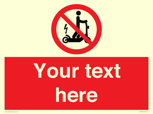 PR15297: Custom no e-scooter sign