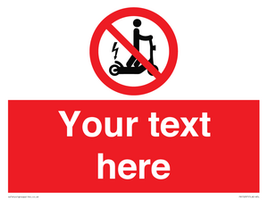 PR15297: Custom no e-scooter sign