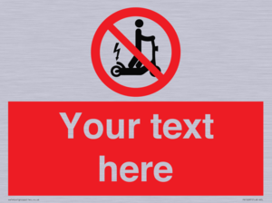 PR15297: Custom no e-scooter sign