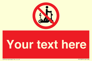 PR15297: Custom no e-scooter sign