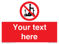 PR15297: Custom no e-scooter sign