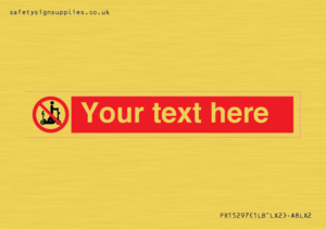 PR15297: Custom no e-scooter sign