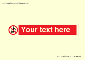 PR15297: Custom no e-scooter sign