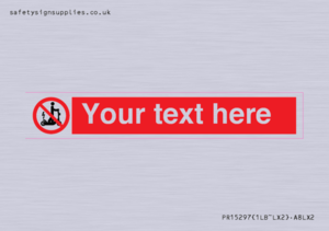 PR15297: Custom no e-scooter sign