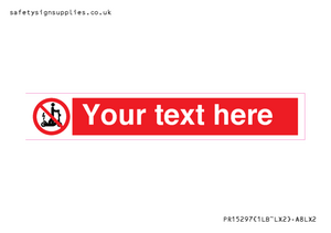 PR15297: Custom no e-scooter sign