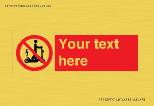 PR15297: Custom no e-scooter sign