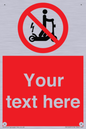 PR15297: Custom no e-scooter sign