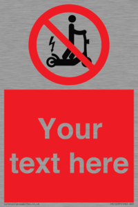 PR15297: Custom no e-scooter sign