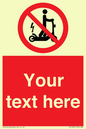 PR15297: Custom no e-scooter sign