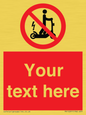 PR15297: Custom no e-scooter sign