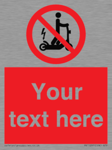 PR15297: Custom no e-scooter sign