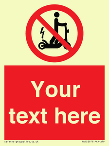 PR15297: Custom no e-scooter sign