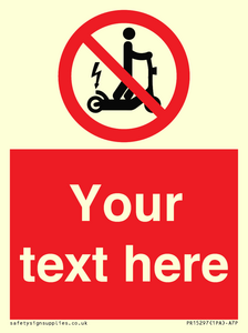 PR15297: Custom no e-scooter sign