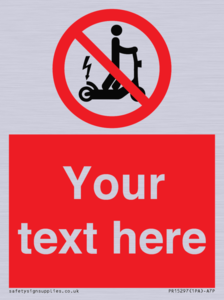 PR15297: Custom no e-scooter sign