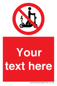 PR15297: Custom no e-scooter sign