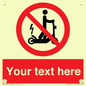 PR15297: Custom no e-scooter sign