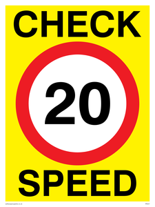 PR547: check speed 20 (20MPH  20KPH)