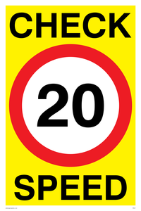 PR547: check speed 20 (20MPH  20KPH)