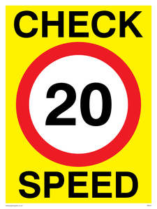 PR547: check speed 20 (20MPH  20KPH)