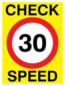 PR548: check speed 30 30MPH or 30KPH
