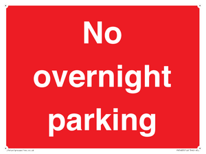 PR5483: No overnight parking