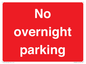 PR5483: No overnight parking