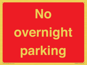 PR5483: No overnight parking