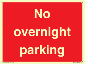 PR5483: No overnight parking